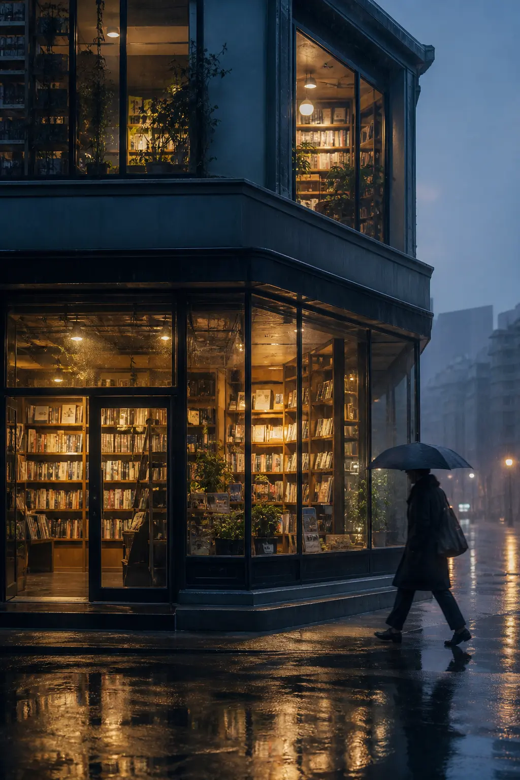 Bookstore After Rain