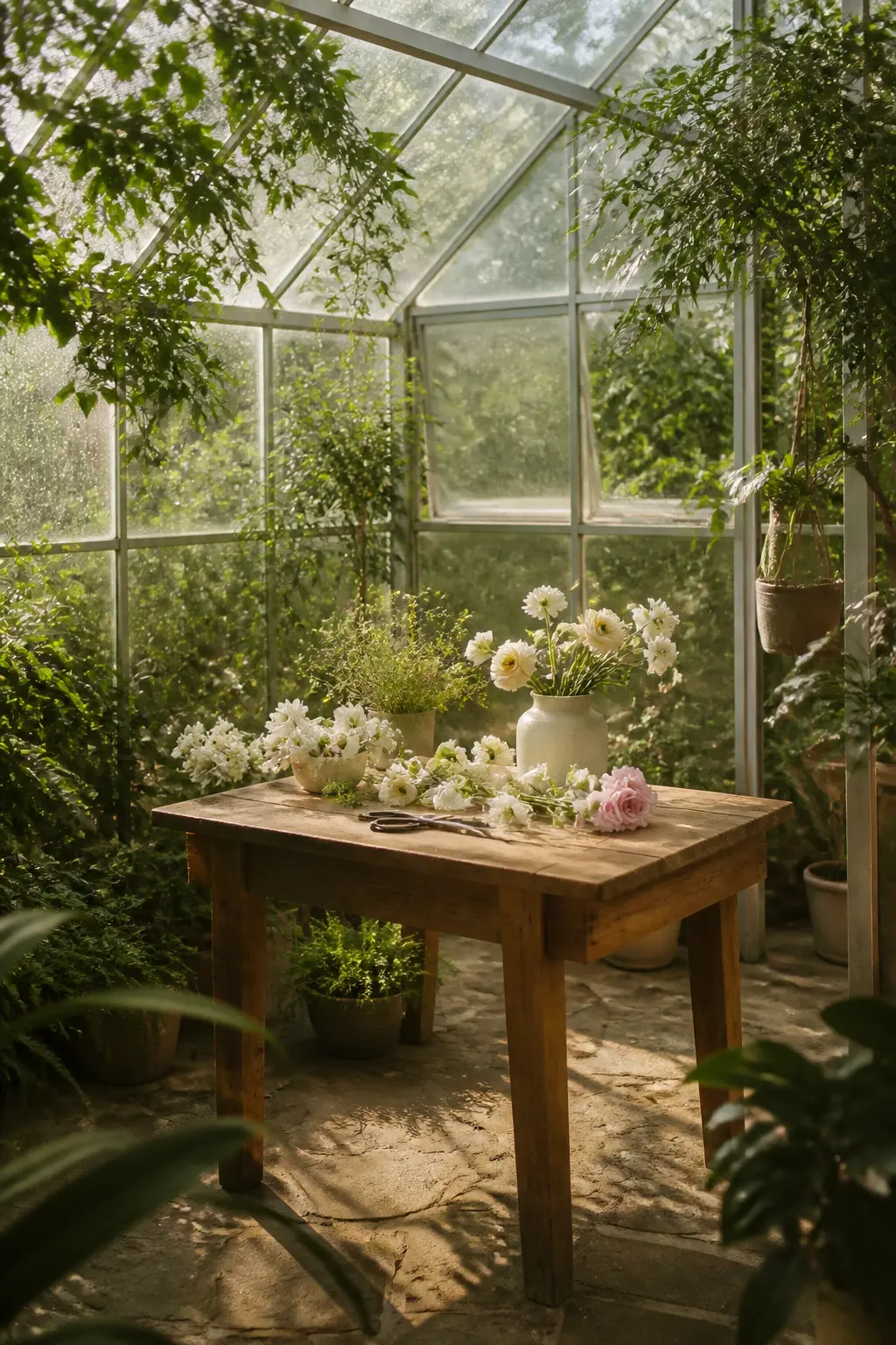 Morning Greenhouse